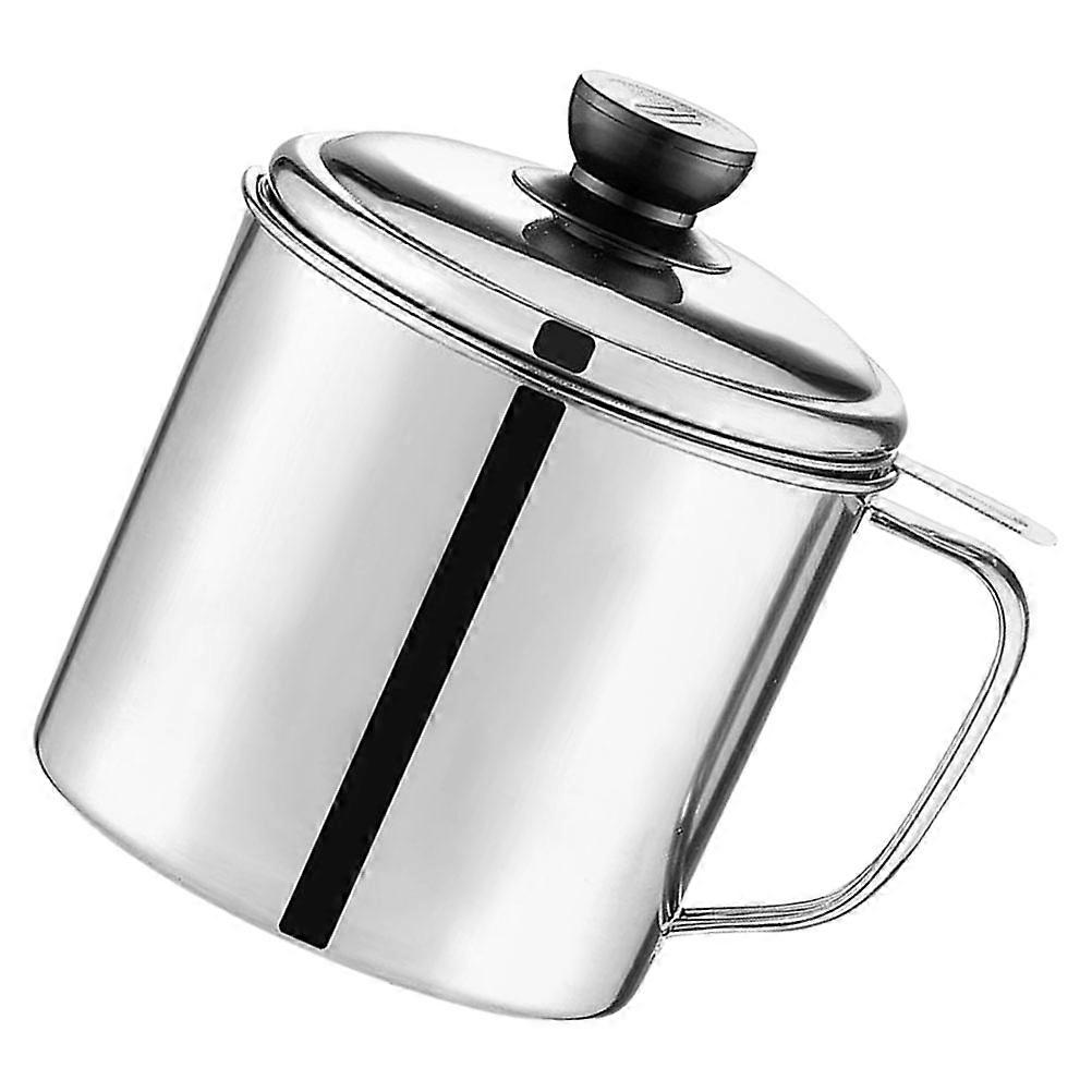 Grease Separator Pot, Multiuse Oil Strainer Container for Convenient Kitchen Tasks