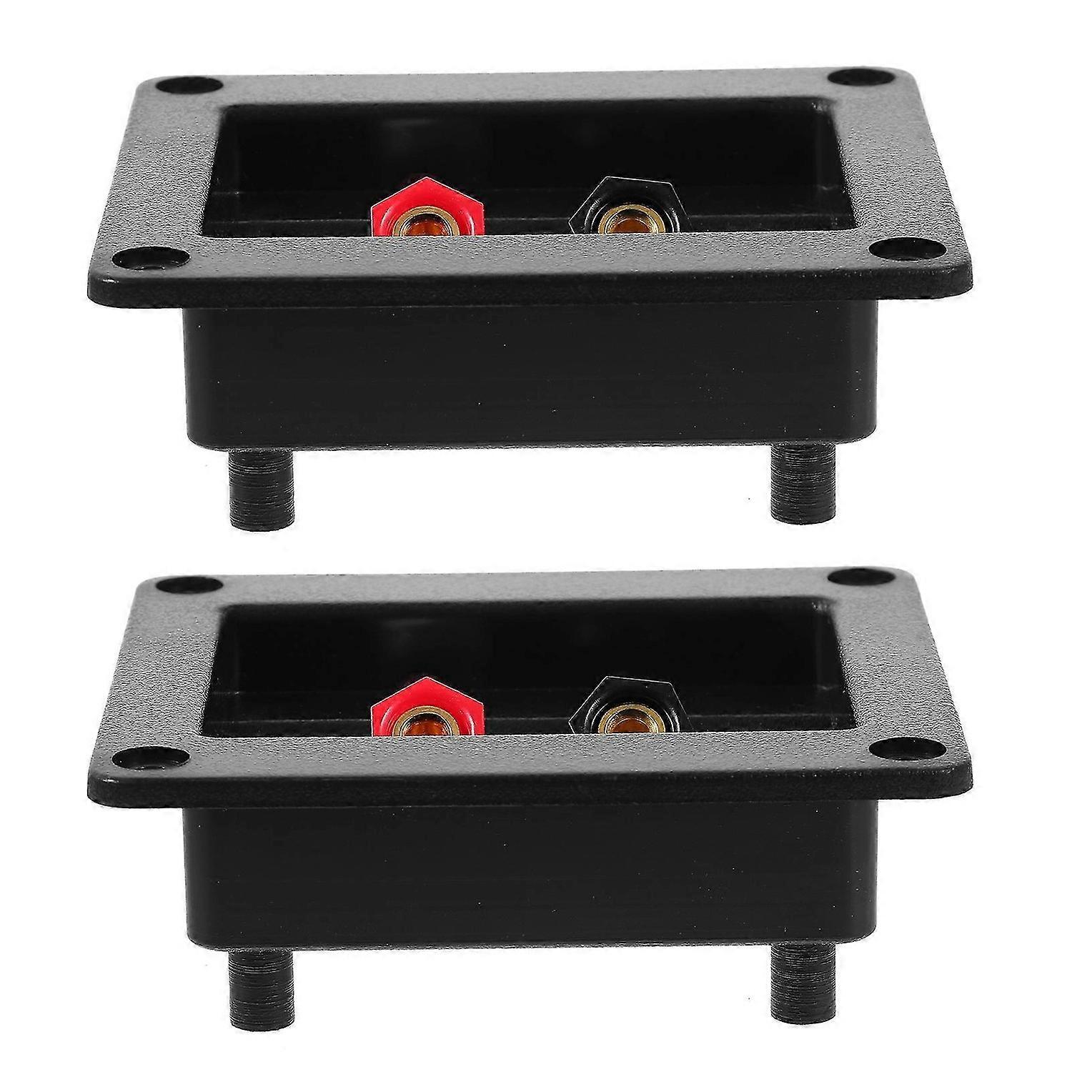 2pcs Speaker Box Terminal Cup Speaker Terminal Plate Speaker Terminals for Subwoofer Box