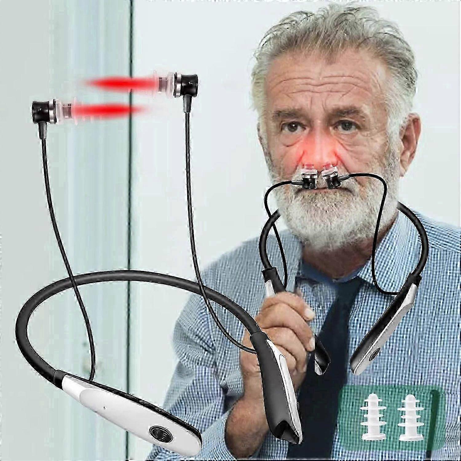 耳鳴りや鼻づまりを緩和する多機能レーザー照射装置