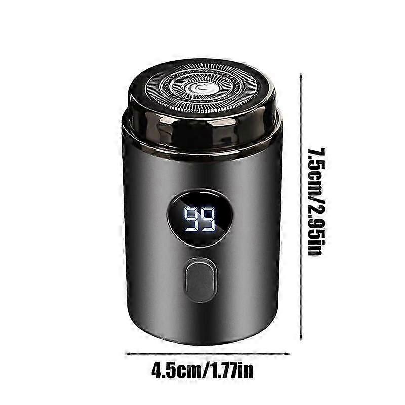 Mini Electric Razor Portable Men's Shaver Digital Display Intelligent Wet and Dry Rechargeable Washable Beard Razor