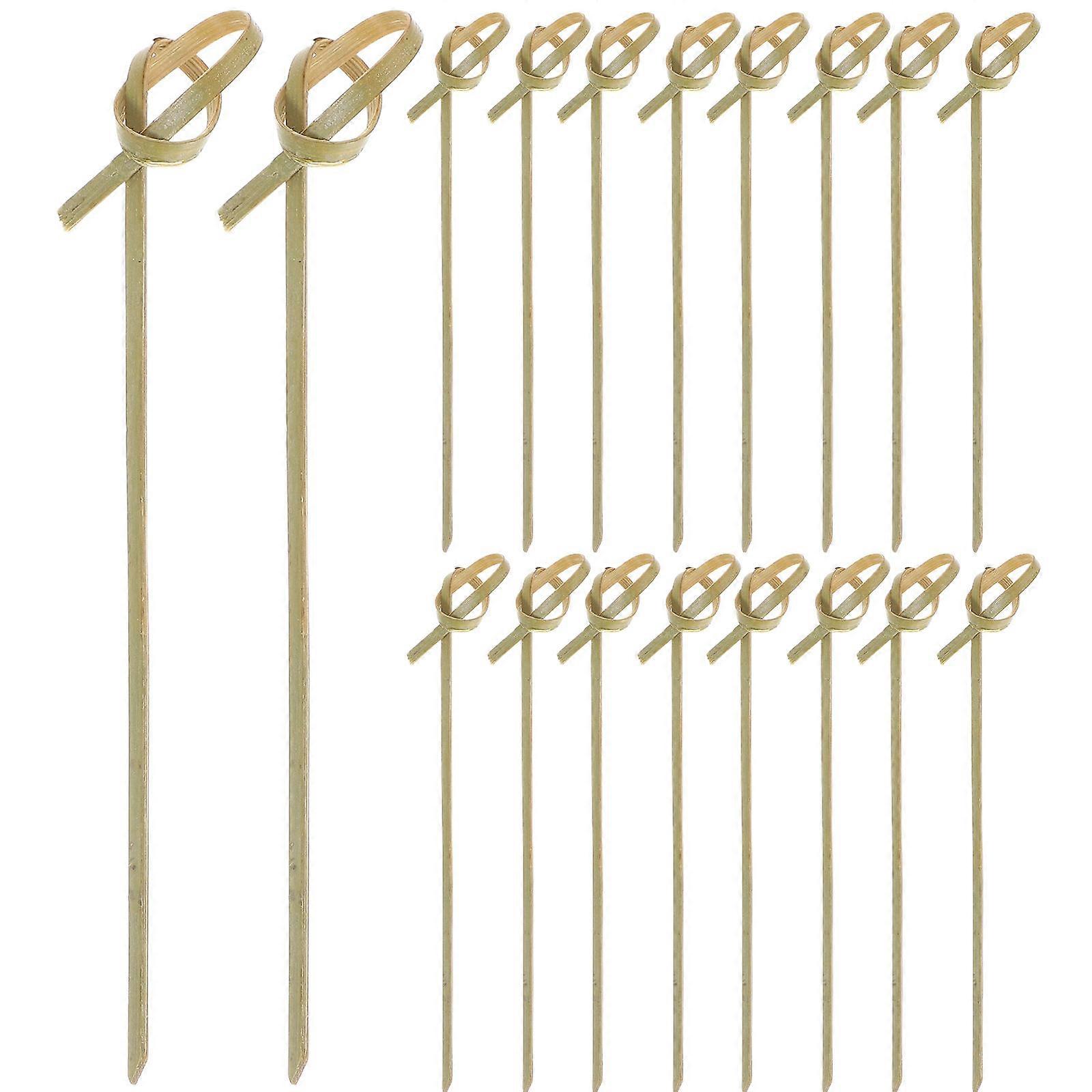 Cake Decoration Picks, Bamboo Appetizer Sticks with Enhanced Strength for Versatile Use