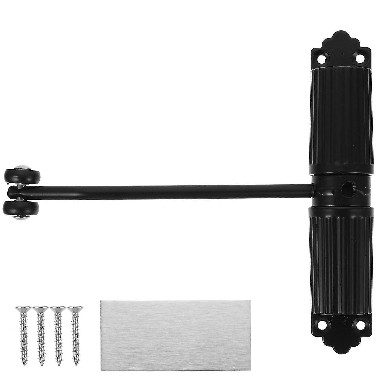 Spring Loaded Door Closer with Durable Cast Construction for Residential Doors – Easy Installation Automatic Closing Mechanism