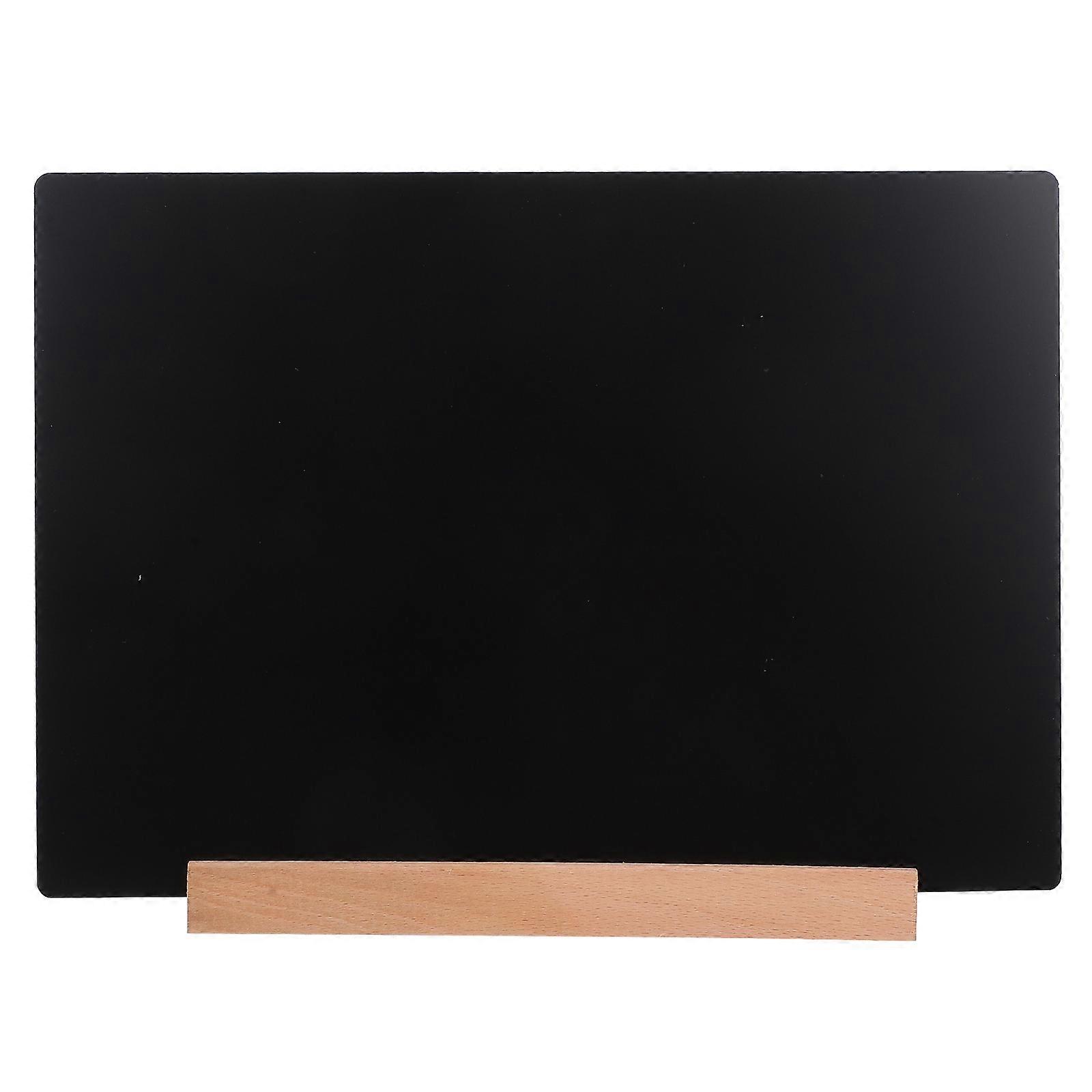 Black Board Sign Standing Chalkboard Home Users Buffet Tables Wood Material Display Table Numbers 1 Set