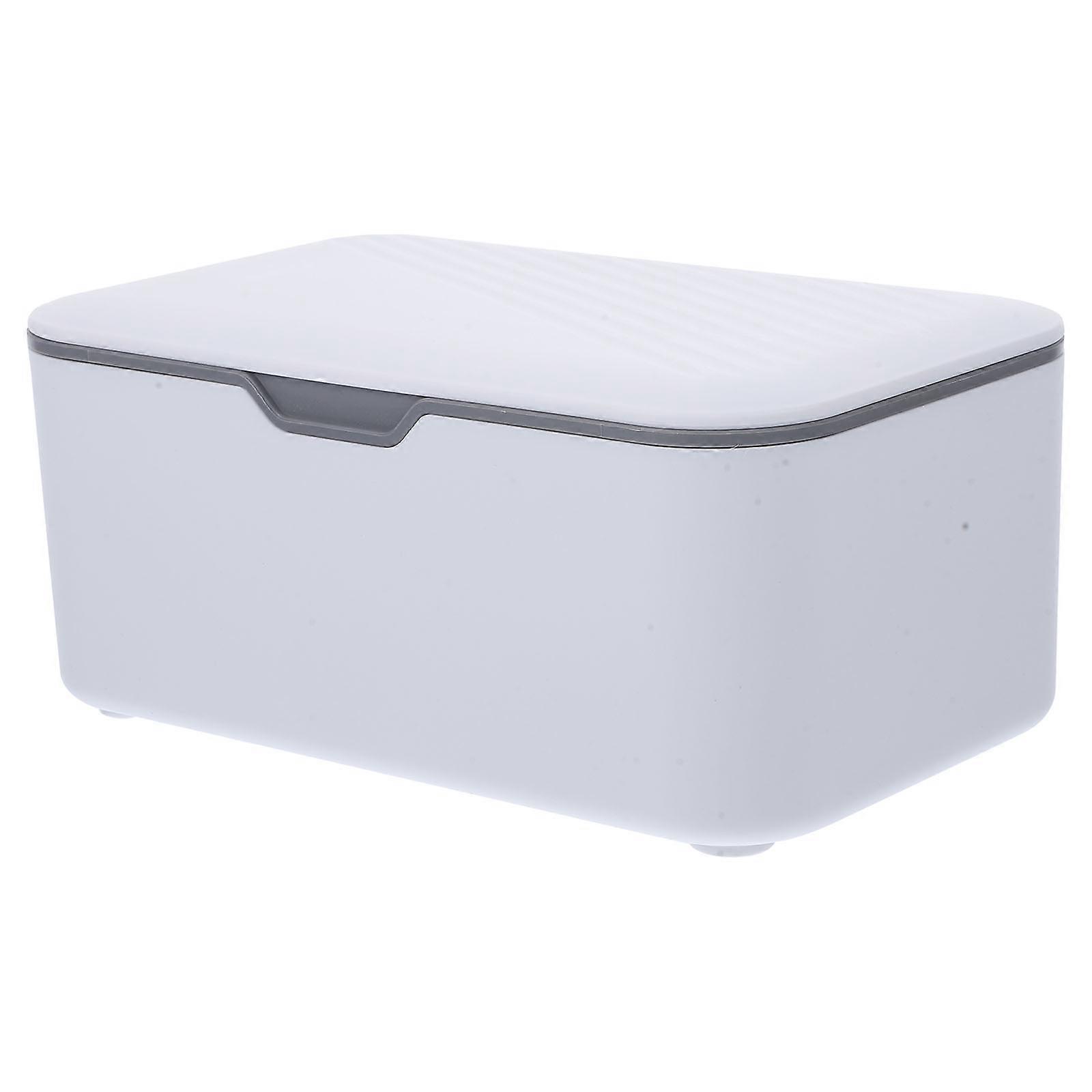 Refillable Wipes Storage Box with Lid – Dustproof Tissue Dispenser for Home & Office – Lightweight & Compact Design for Dry & Wet Towels