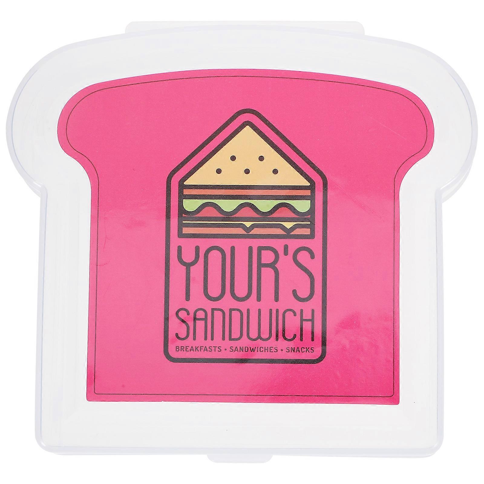 Sandwich Container Bread Storage Box with Lid for Eggs Storage