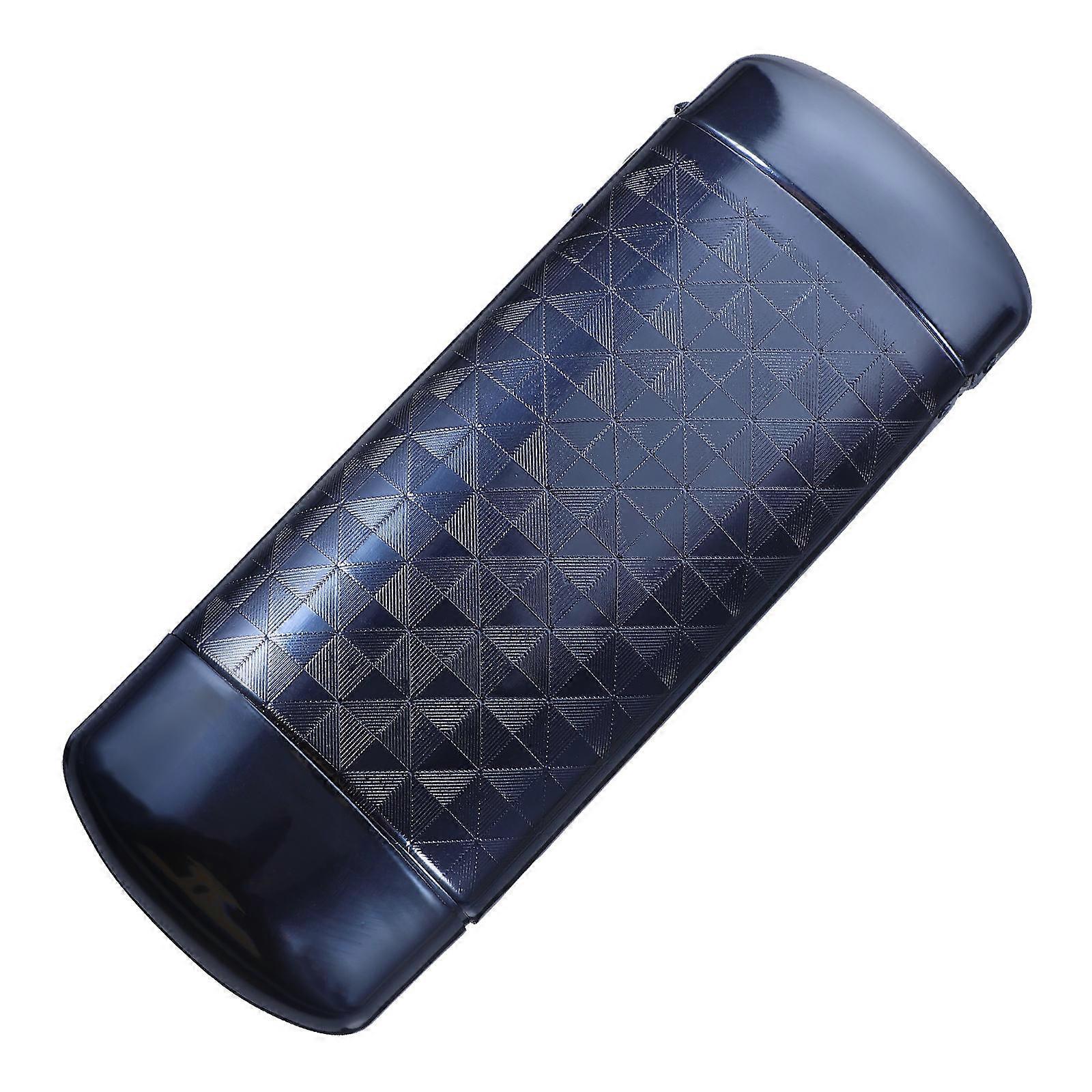 Eyeglass Case Durable Rectangular Storage Container for Glasses Daily Use Wear-Resistant Blue 1Pcs