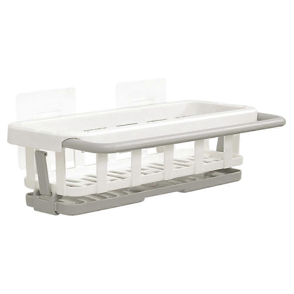 Sink Storage Rack Kitchen Organizers And Storage Rack Rectangular White 1Set