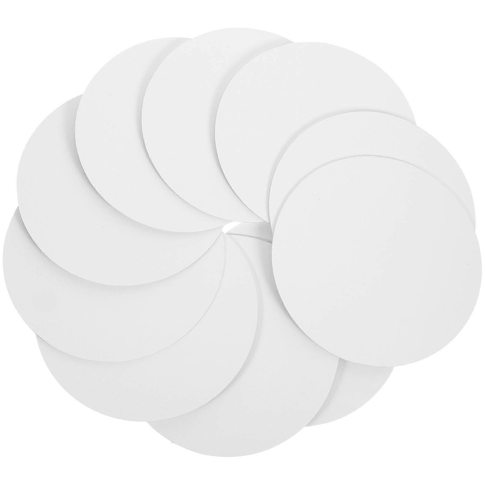 Pyöreät kakkuvuoat Showcase Jälkiruoat Leivontatarvike Valkoinen väri Sopii syntymäpäiväjuhliin 10kpl