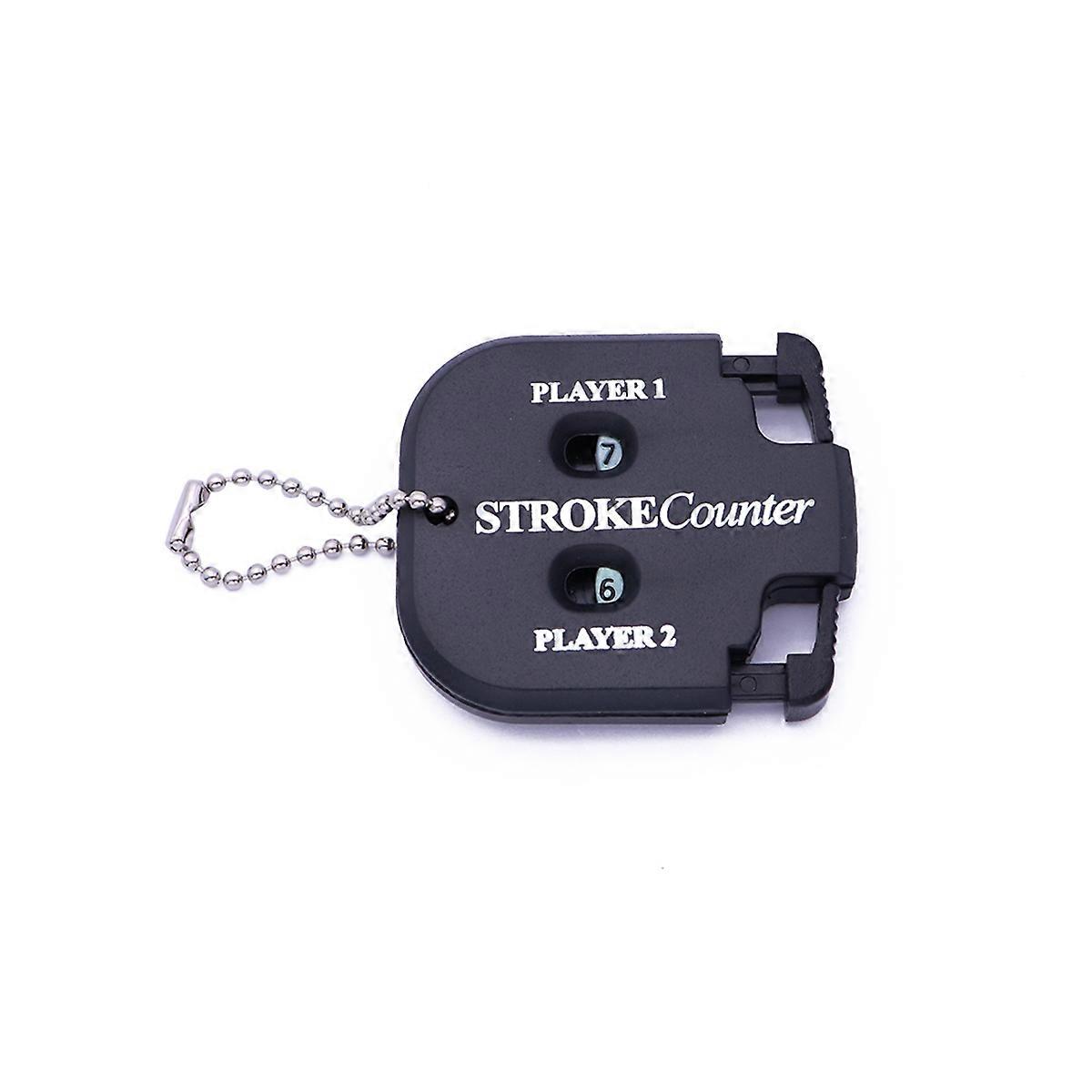Golf Score Counter Clicker Stroke And Putt Scorer Black Small For Golf Game 1Pack