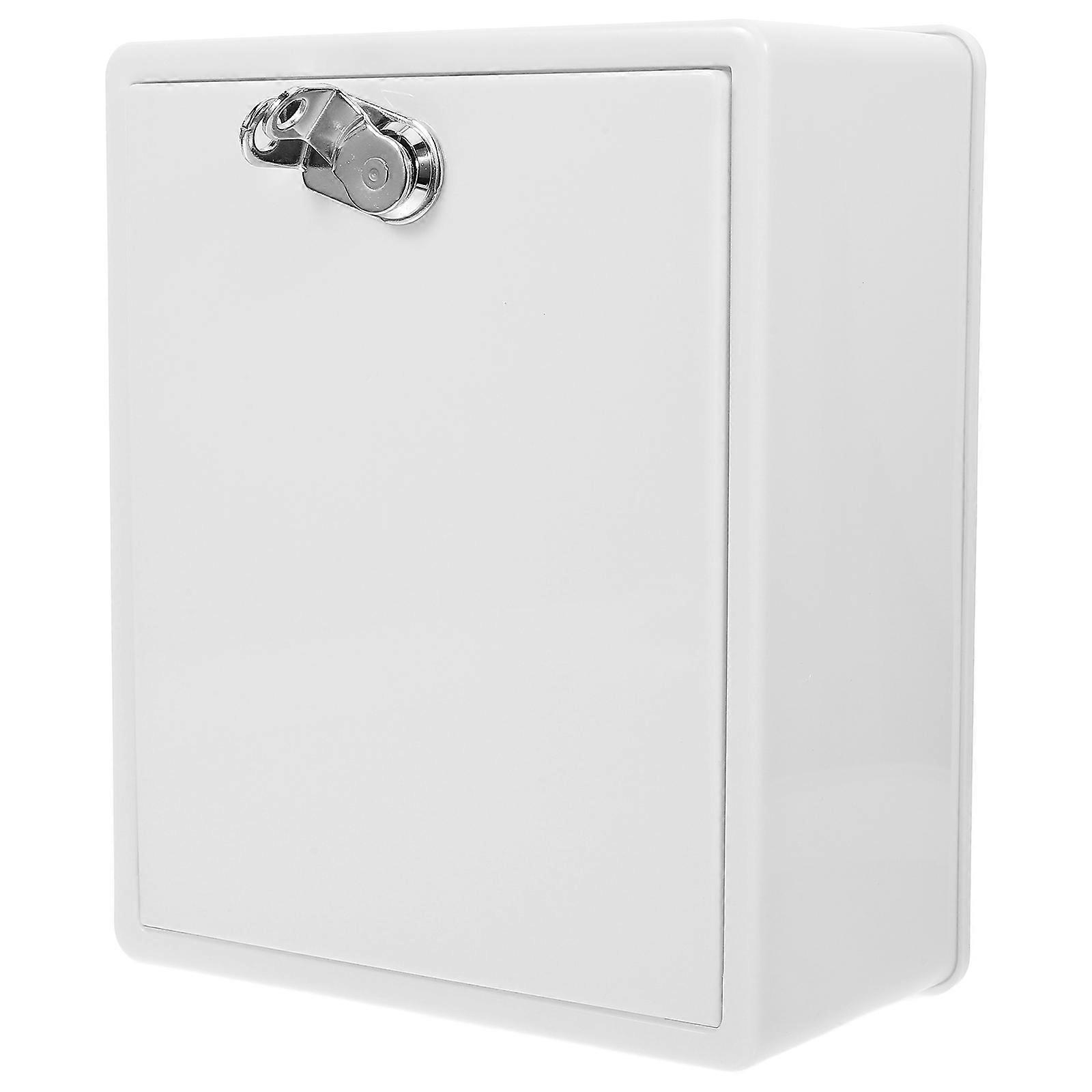 Wall Mounted Lockable Milk Box Weatherproof Durable Design Fresh Milk Storage Easy Installation Modern Look Outdoor Use