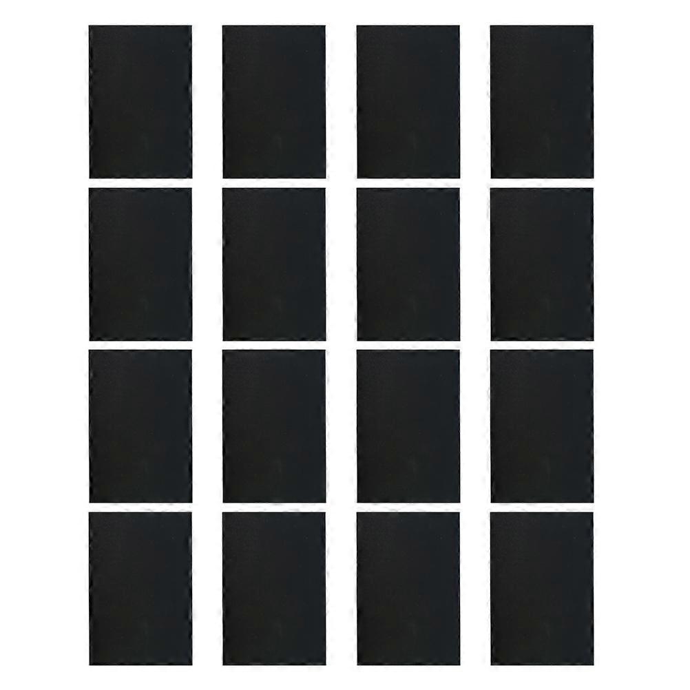 Magnetic Sheets for Home Use Strong Adhesion Black PVC 16pcs Garage Door Fake Window Upgrade