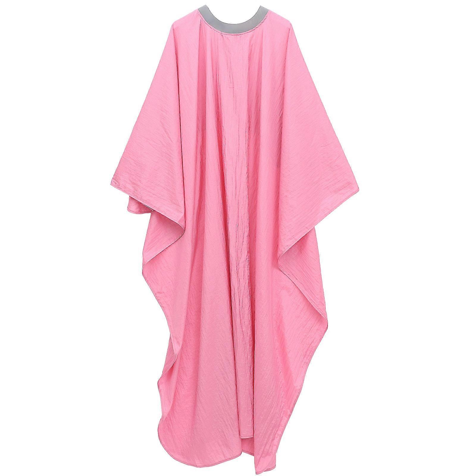 صالون كيب احترافي تصفيف الشعر كيب مقاوم للزيت لصالون الحلاقة يستخدم وردي 180x140 سم 1 مجموعة