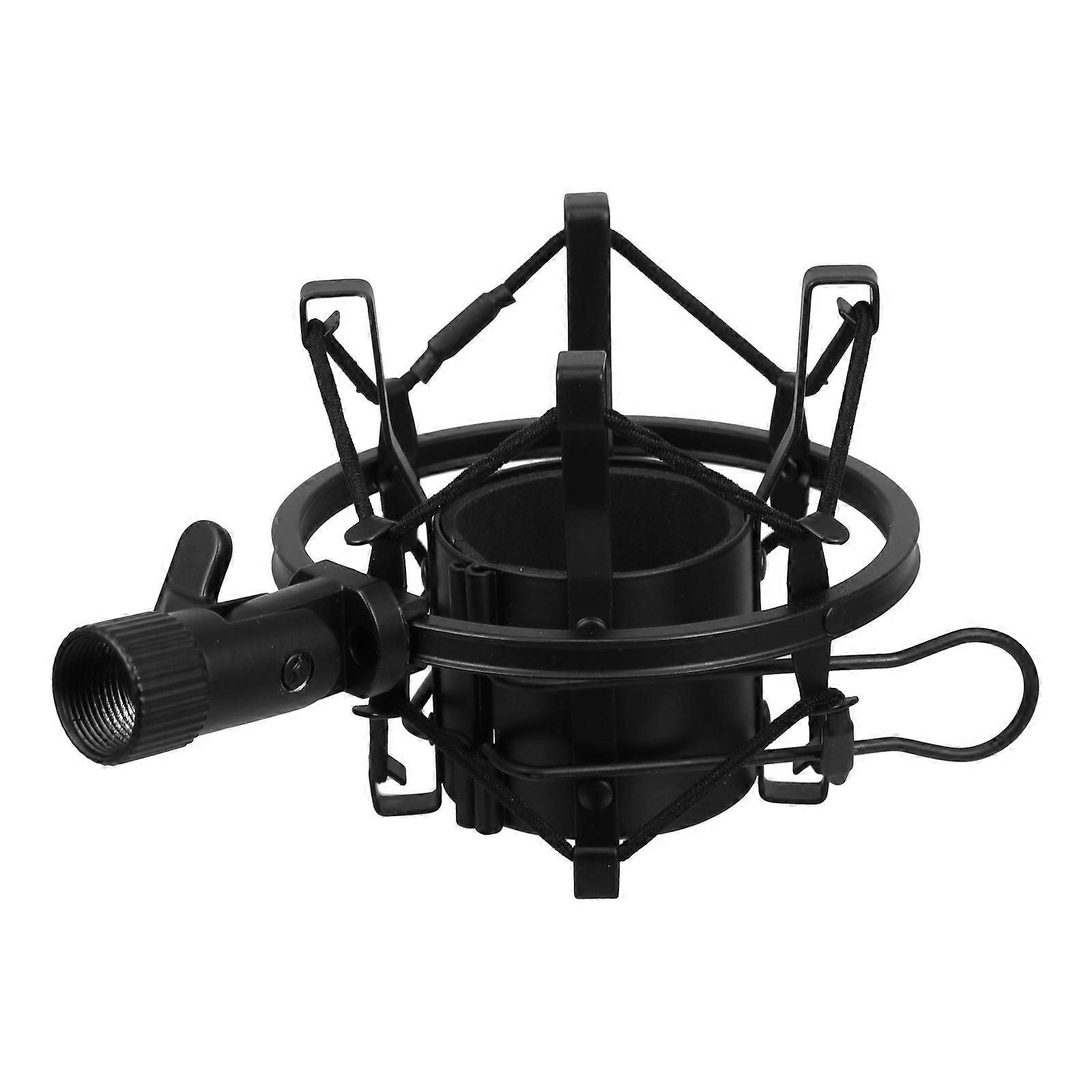 Microphone Shockmount Holder Alloy Vibration Mount for Condenser Mic Durable Metal Design for Singing, Gaming, Meetings, and Live Broadcasts