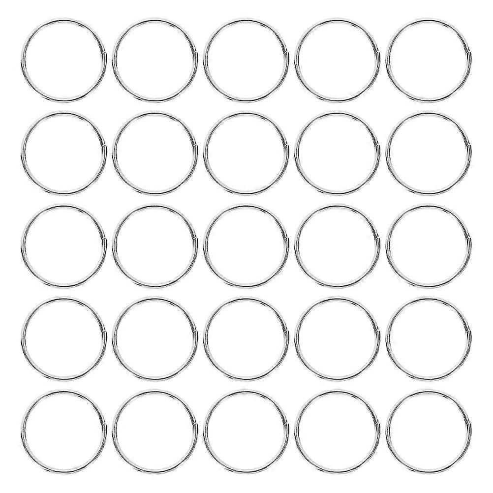 Silver Split Key Rings for Organizing Keys and Accessories 400Pcs