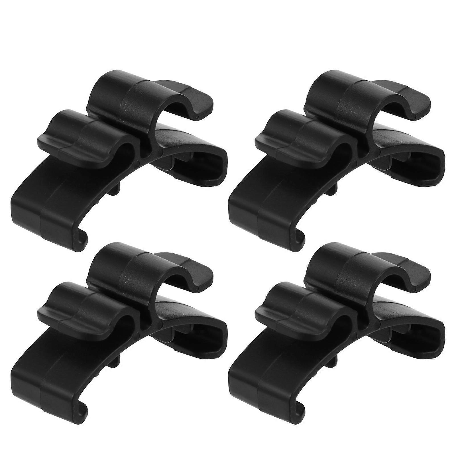 Cable Clamps Cable Clamping Devices for Glasses Gaming Minimalist Design .1x1.7x1.2cm 4Pcs