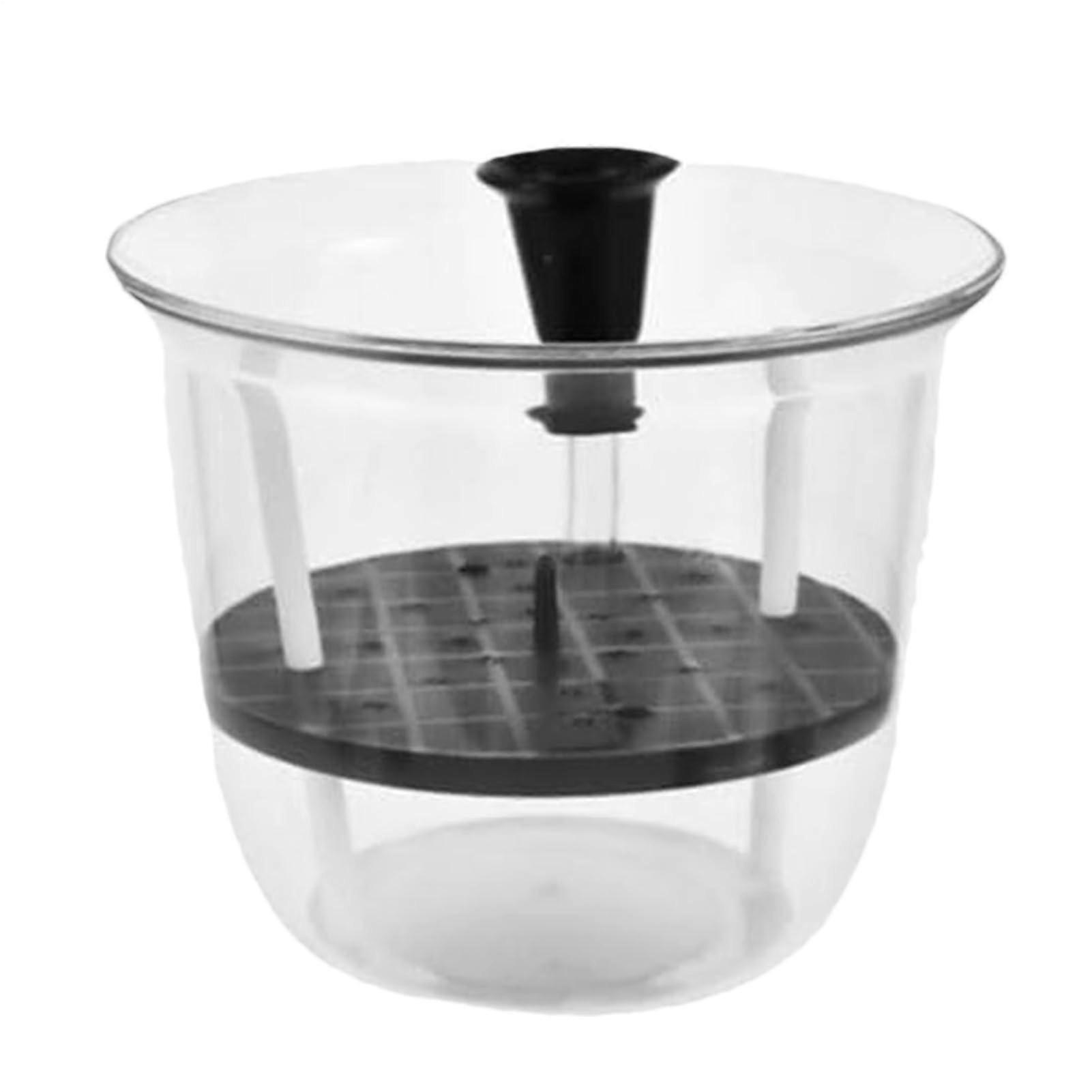 Selfwatering pots for indoor plants, bottom watering flower pot for succulents