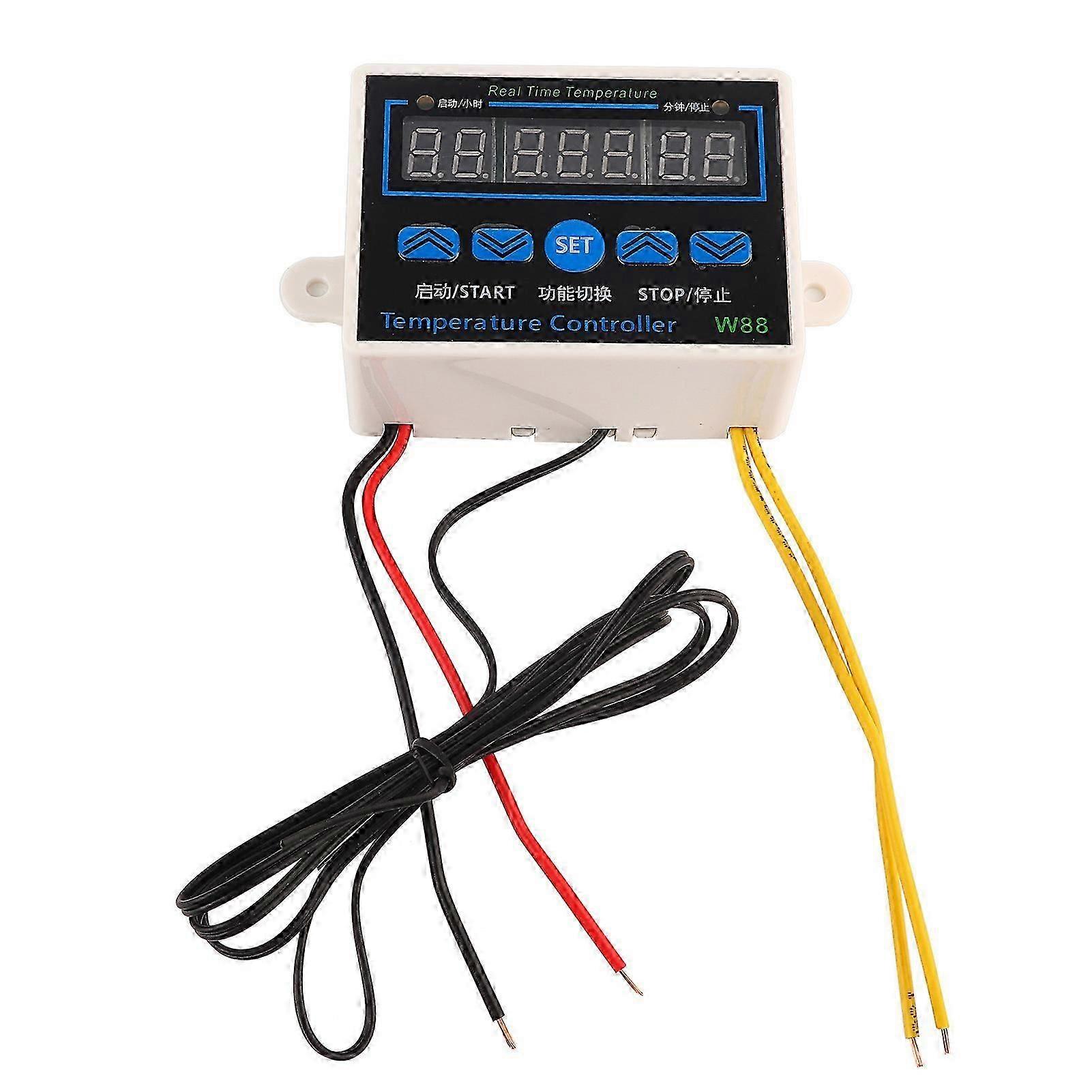 High Temperature Controller 3?Display Multifunctional Control Switch W88 ?19~99 220V