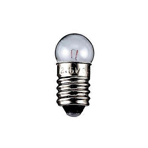 Torch Lamp Globular Socket E10 0.3 W 6 V (DC) 50 mA H24 mm Pack of 5