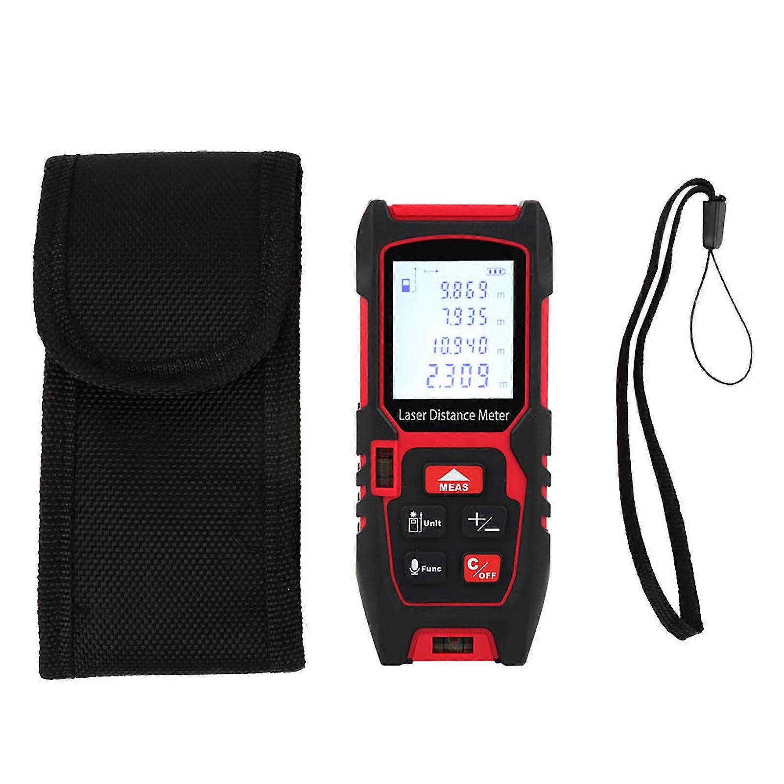 Handheld infrared rangefinder, portable laser altimeter, high-precision indoor measurement (40 meters)