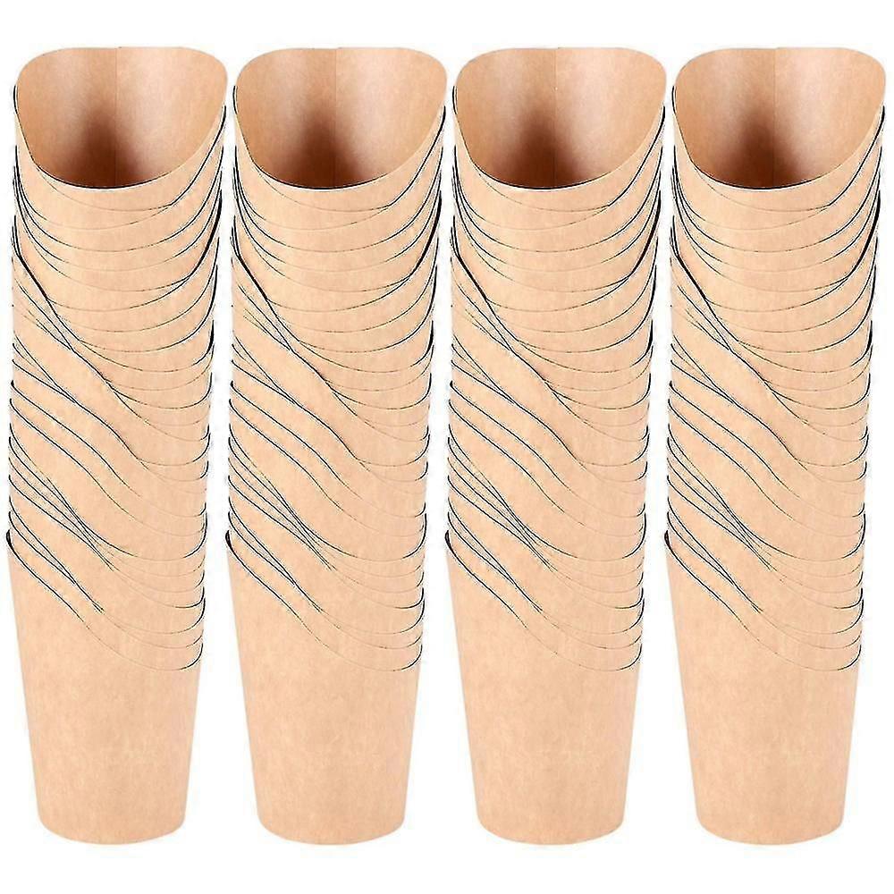 100pcs التخلص من التيك أواي حزب الحلوى لوازم ورقة أكواب حامل