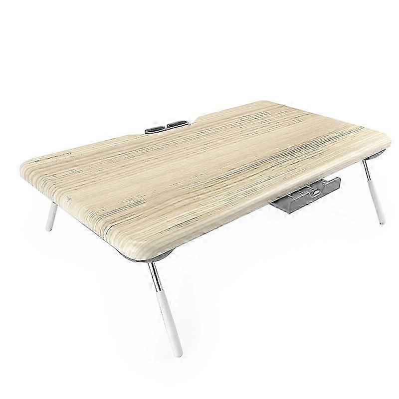 Adjustable Desktop Stand for Computer Monitors and Laptops - Light Wood Grain