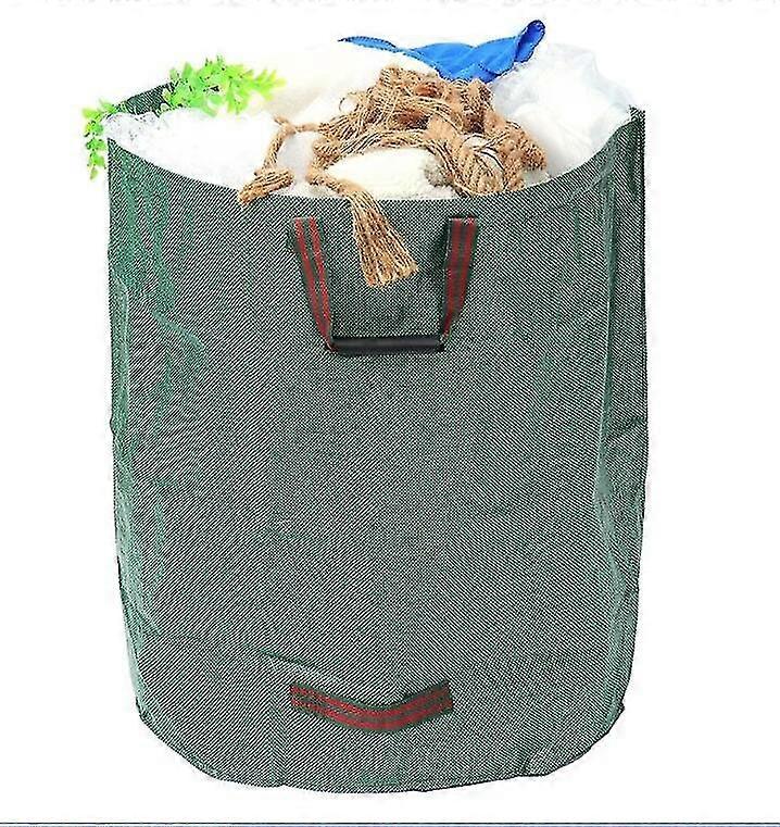 300L Garden Sack Strong PE Waste Bag - Free Standing and Foldable - Bin Bags for Garden Waste and Green Lawn Foliage - Reusable