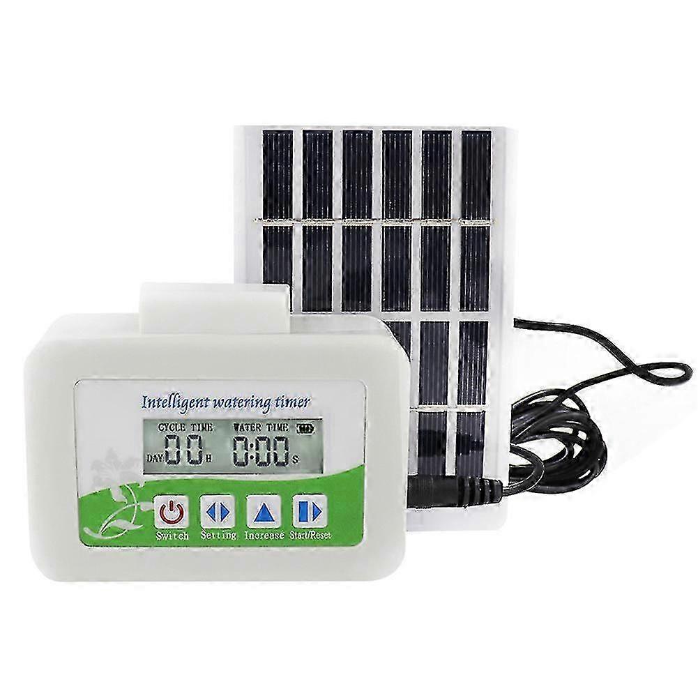 Smart Solar-Powered Plant Watering Timer - Automatic Garden Irrigation System by FFY