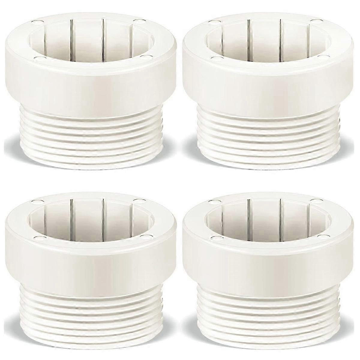 Pool Umbrella Stabilizer Adapter Threaded Adapter Set White