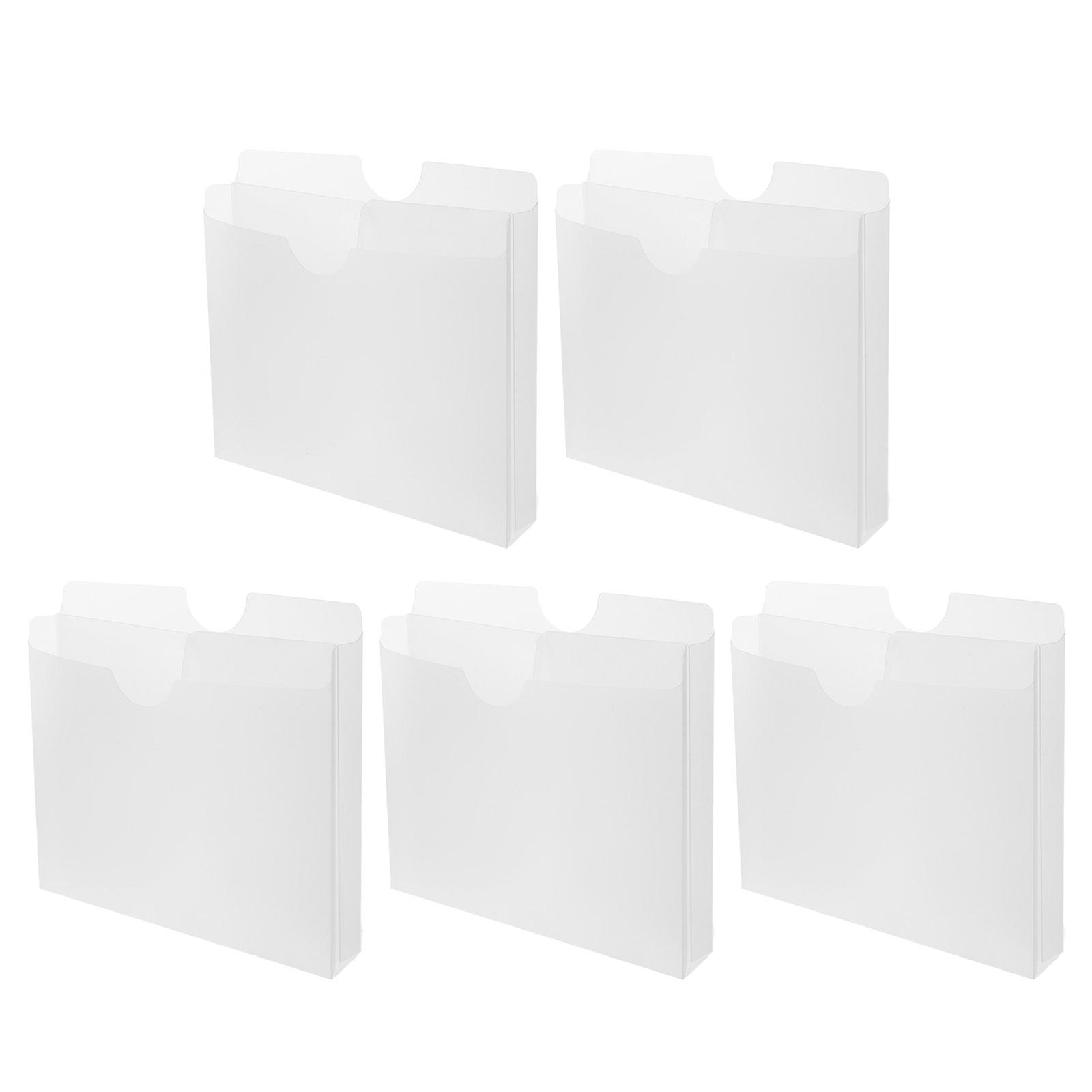 Clothing Storage Organiser Transparent Folding Board Anti Wrinkle Home Use Travel Laundry Closet Organization 45 00X27 00X2 50CM 5Pack