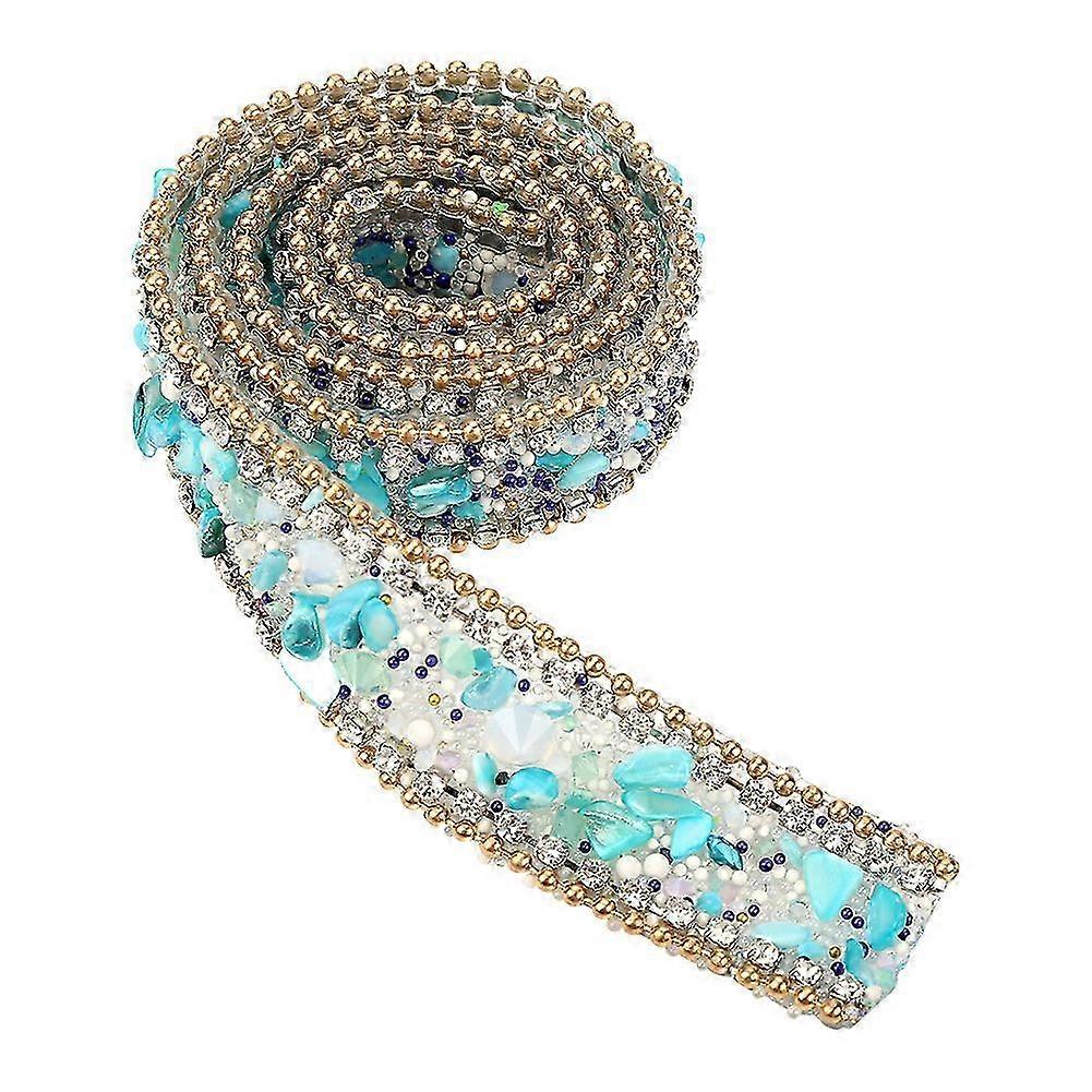 100*2cm Rhinestone Ribbon Sparkle Small Diamond Wrap Roll Decoration