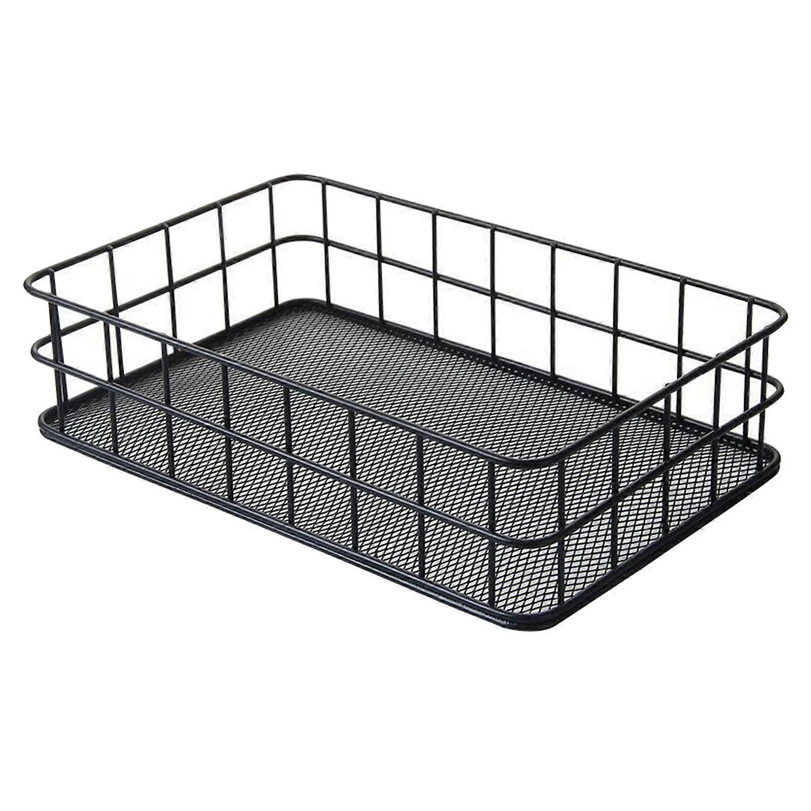 Wire Basket Kitchen Organizer Large Rectangular Storage Basket Organizer Bin for