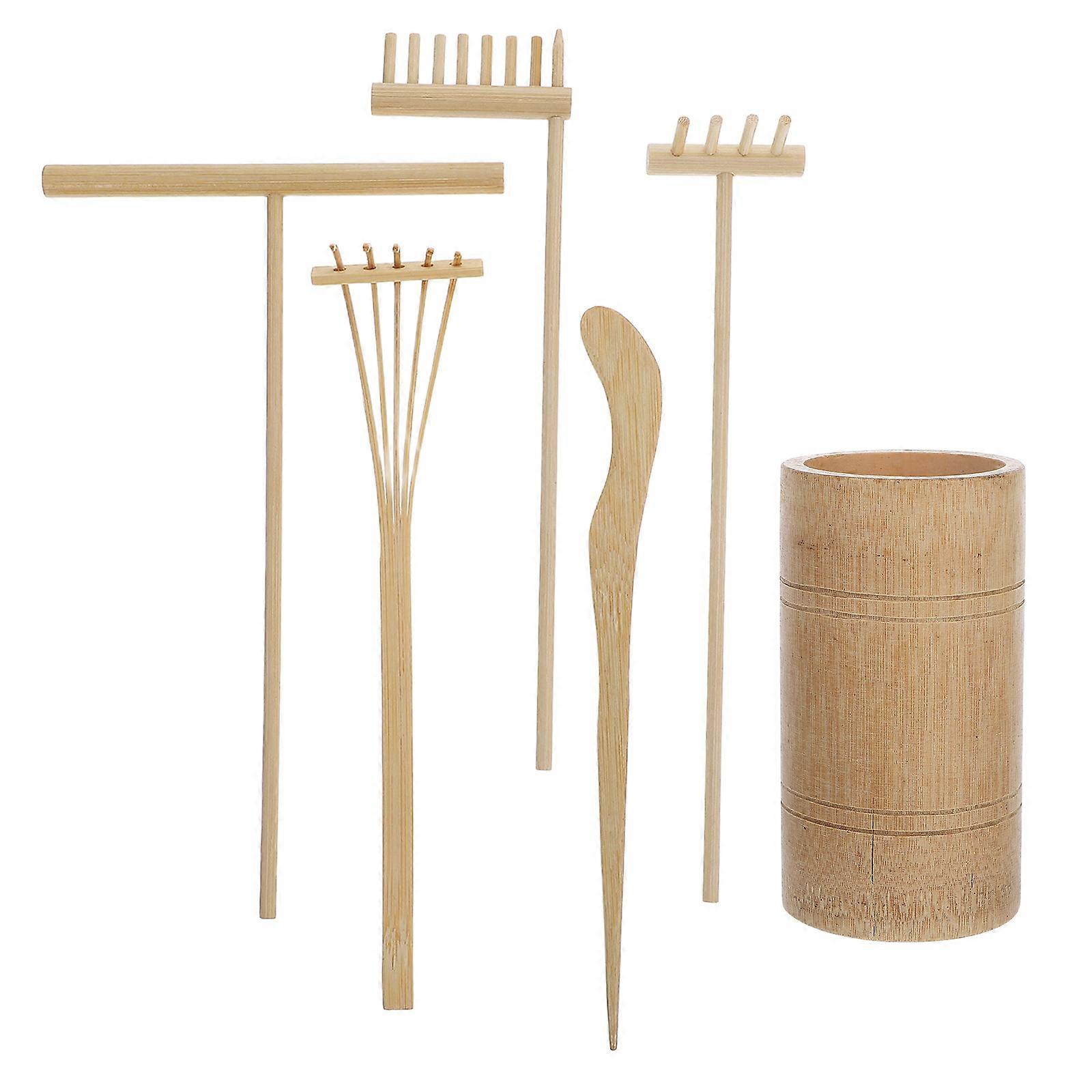 Bamboo Mini Garden Tools For Beginners Experienced Users In Yoga Craft Accessories 1Set