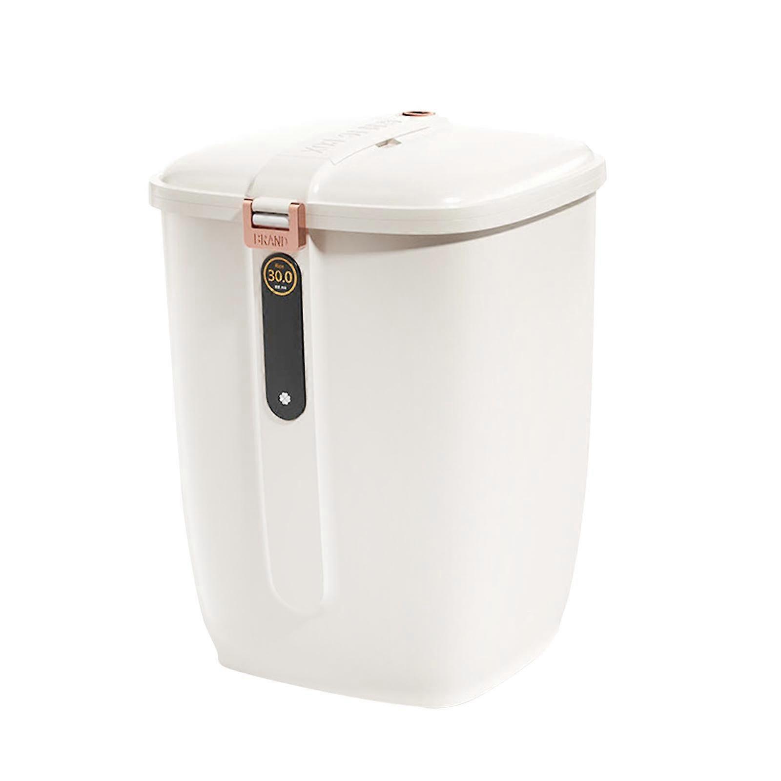 Food Storage Container, Grain Flour Container, Pet Food Storage Box, Travel Bucket, 15kg Capacity for 15 Kg