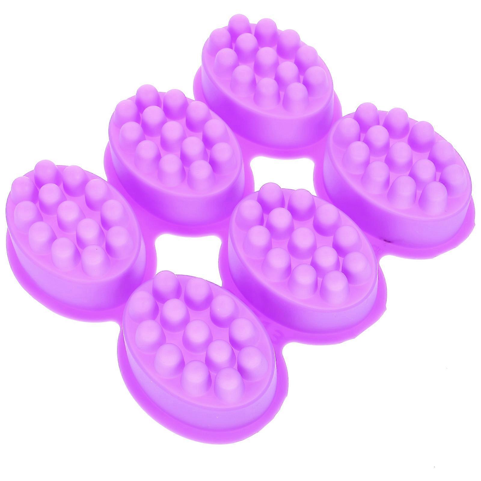 Here's a refined and engaging product description for your **Oval Silicone Soap Mold with Massage Brush Design**:
✨ **Oval Silicone Soap Mold