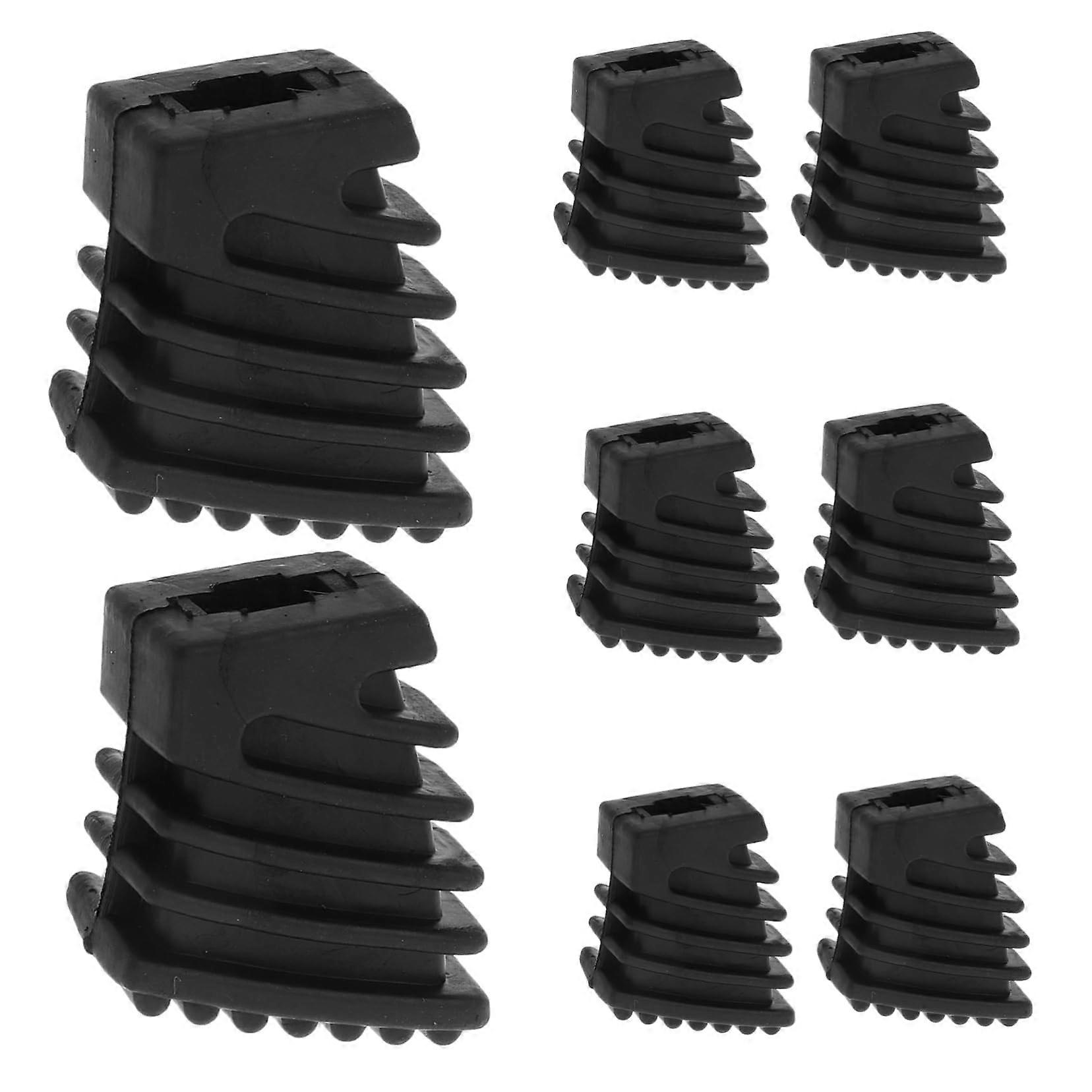 9Piece Drum Leg Pad Marching Percussion Accessories Durable Drum Stopper Drum Support Accessories Drum Pad Practice Instrument Part Drum Cushion