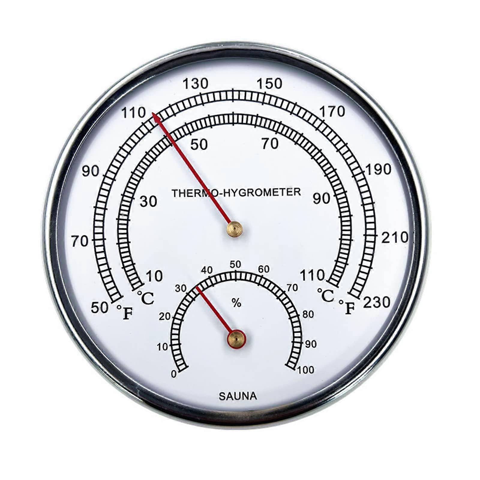 Sauna Hygrometer For Indoor Use, Hygrothermograph, Temperature Sensor, Sauna Humidity Gauge, Suitable For Family Hotels