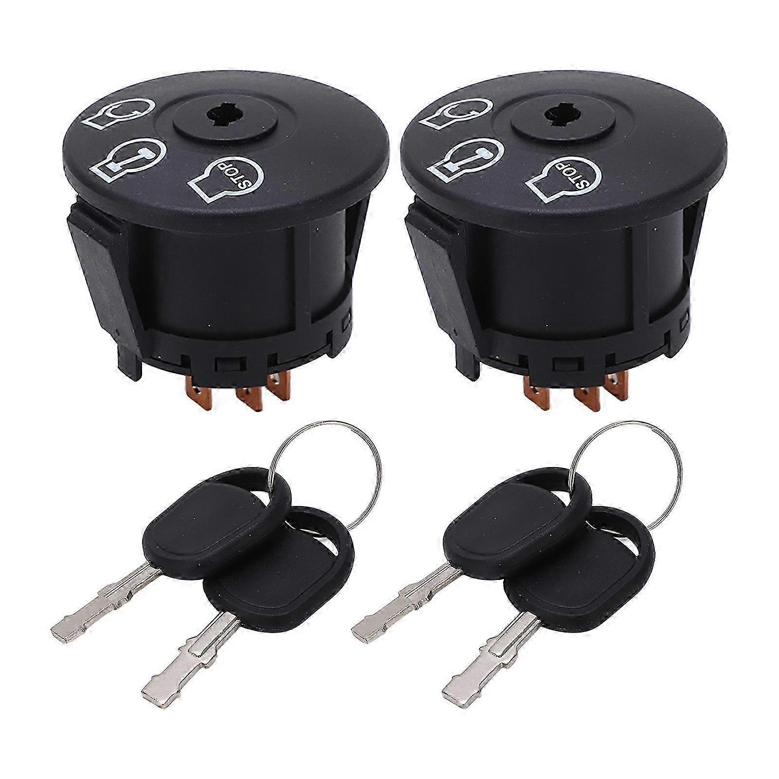 Ignition Switch Replacement with 4 Keys for Cub Cadet Lawn Tractor RZT50 & RZT54 - Rust Proof Durable Part