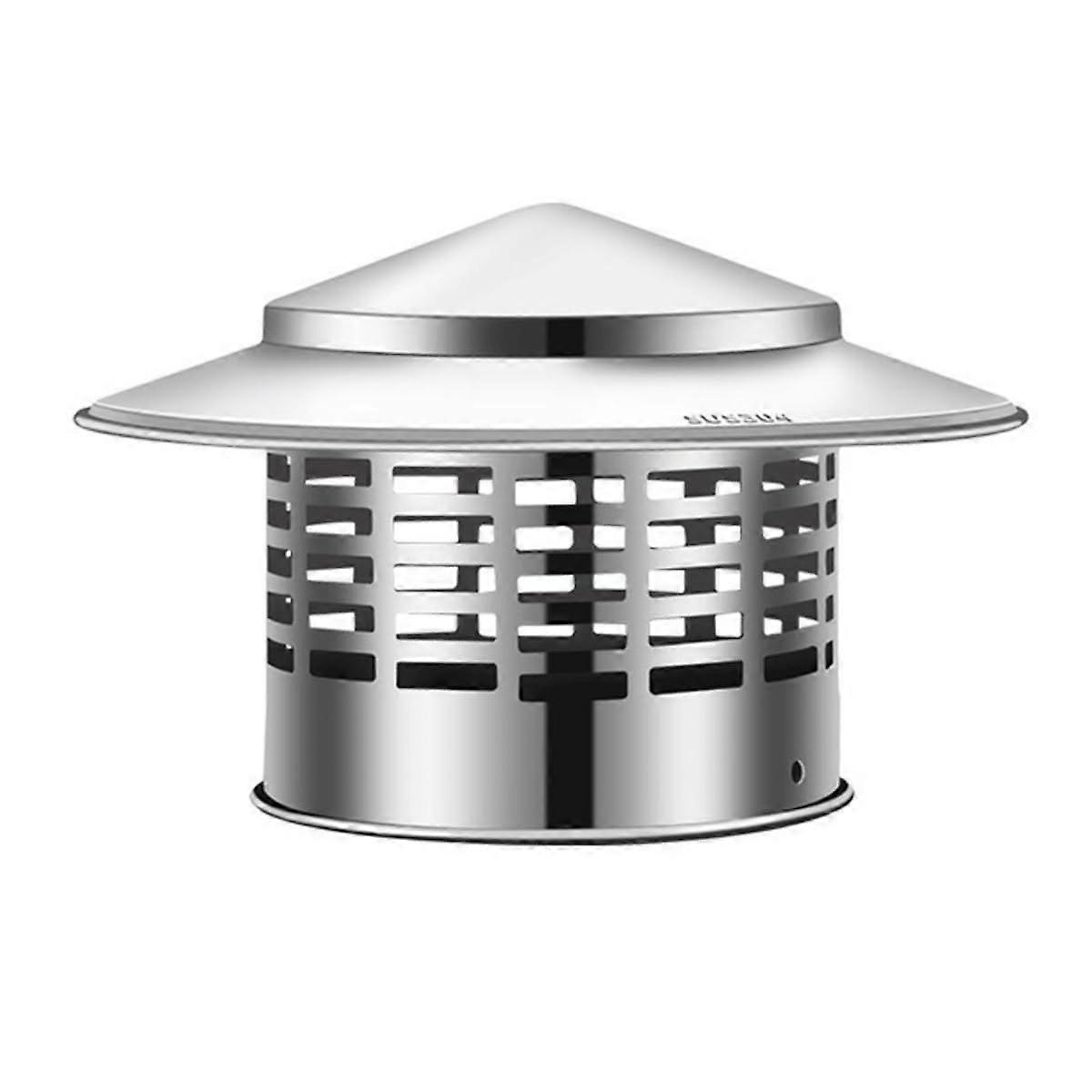 Stainless steel chimney caps with mesh (Size: 200mm)