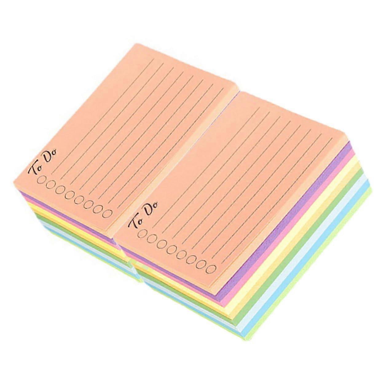 18 Pieces SelfAdhesive Pads Compact Sticky Notes for Colorful Page Markers To Do Lists with Strong Adhesive for School Office and Home
