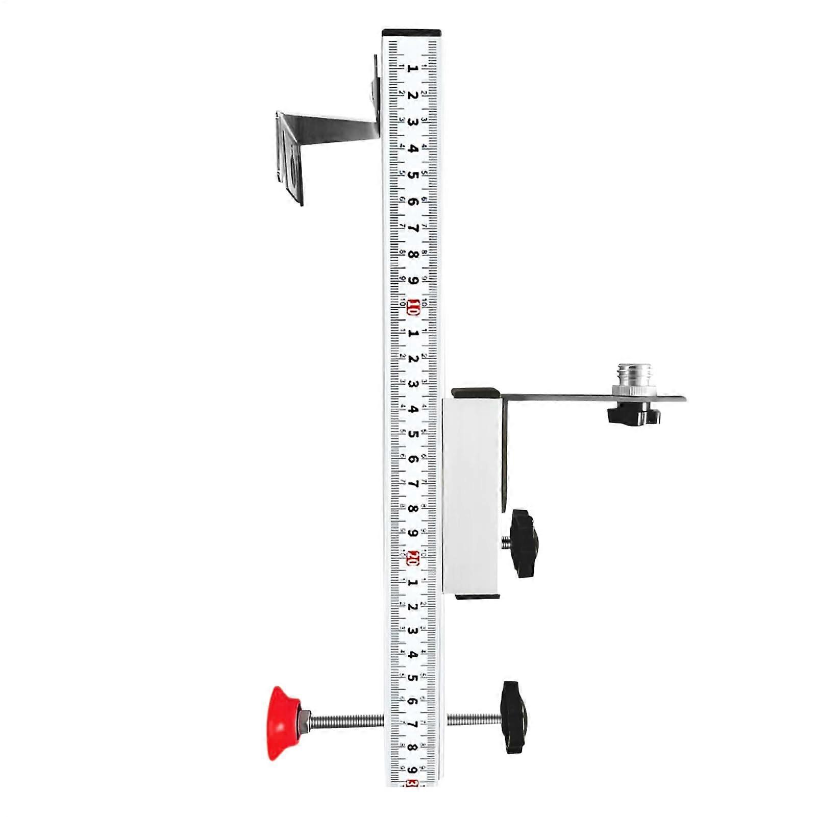 Wall Mount With Leveling Ruler Lightweight Adjustable Ladder Included For Drywall Electrical And Outdoor Installations