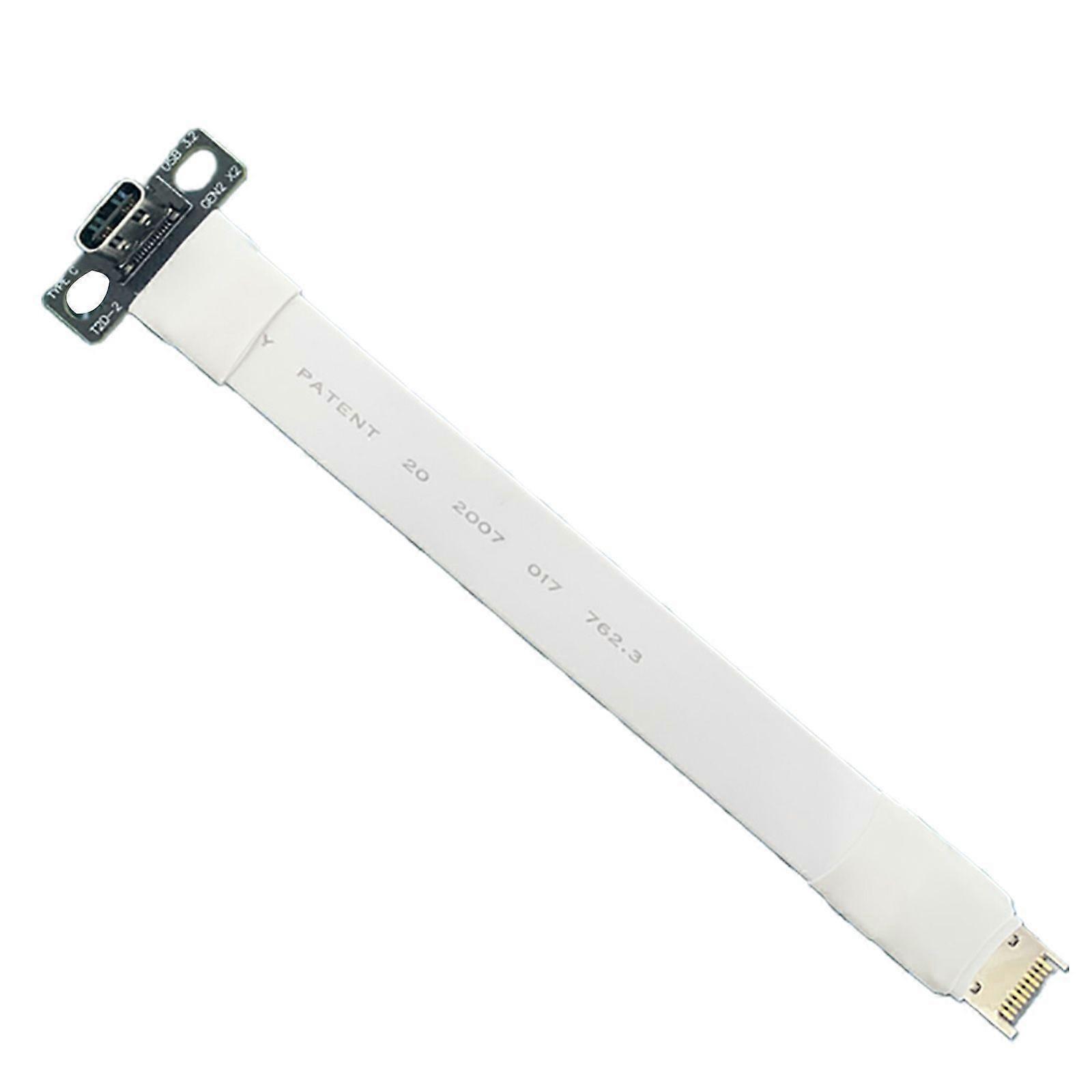 USB 3.1 3.2 Gen2 20G Typ E do typu C Przewód przesyłowy kątowy typu C / E