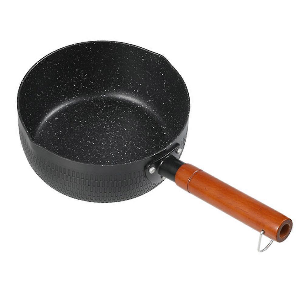 Non Stick Medical Stone Instant Noodle Pot with Ergonomic Handle for Induction Stoves, Multi Use Cooking Pot for Soups and Sauces