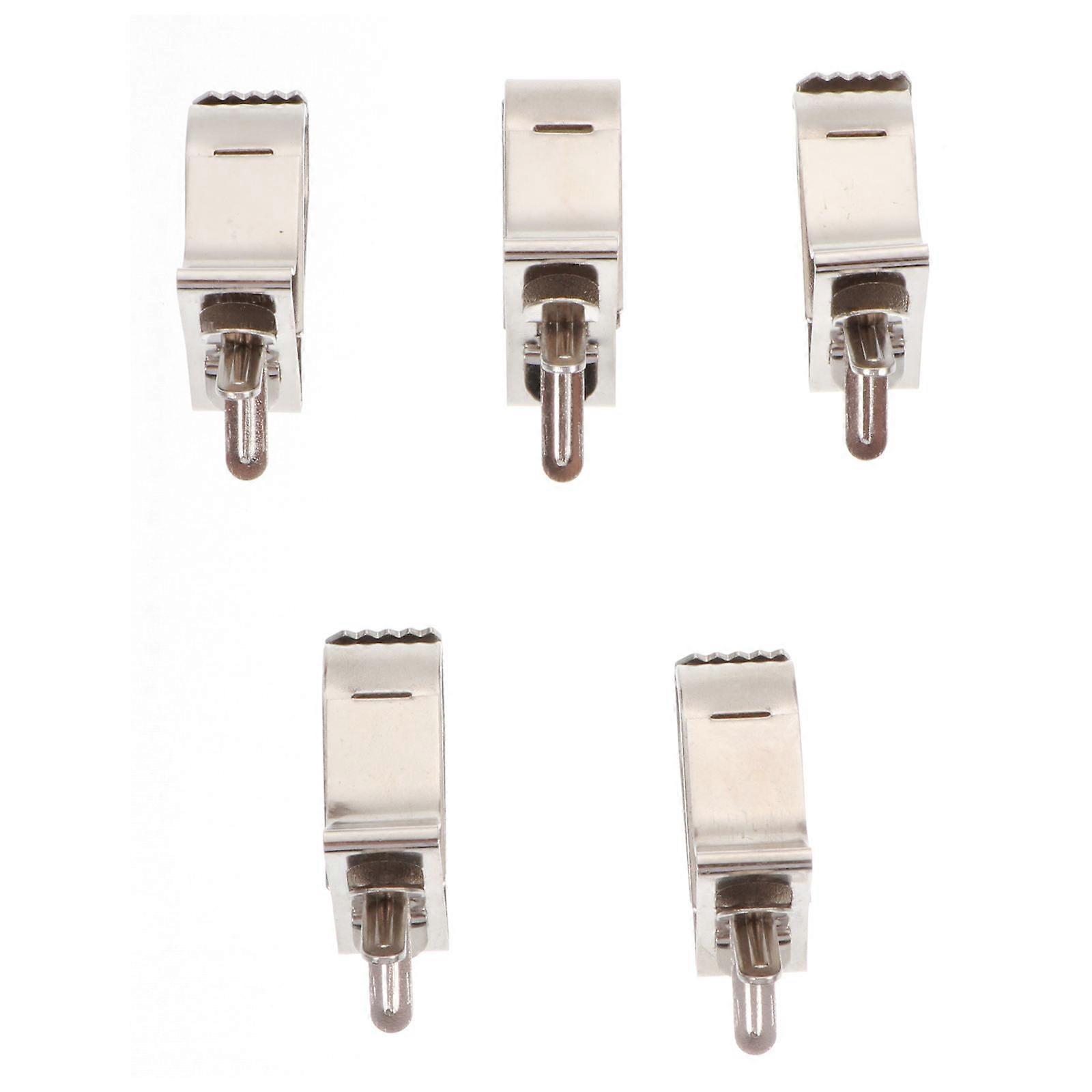 The **5pcs Bird Food Fixing Clips** are a practical and durable accessory designed to help bird owners keep their pet's cage clean and organized