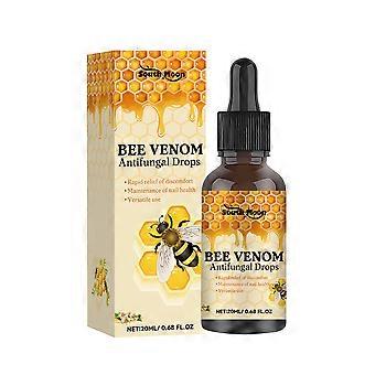 2pcsBee Venom Nail Care Drops, Anti - Fungal with Tea Tree Oil, Moisturizing Cleansing for Hands Feet Nails, Repairs Growth