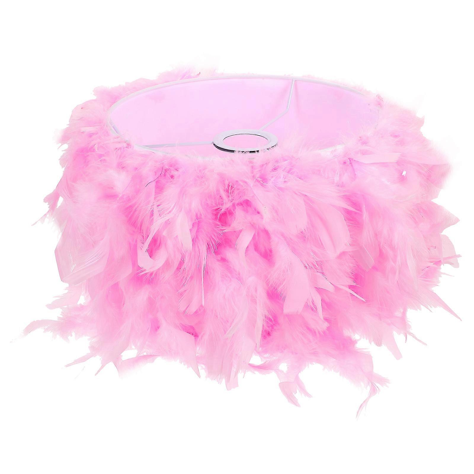 Fluffy Replacement Lamp Shade Light Cover for E27 E14 Table and Floor Lamps