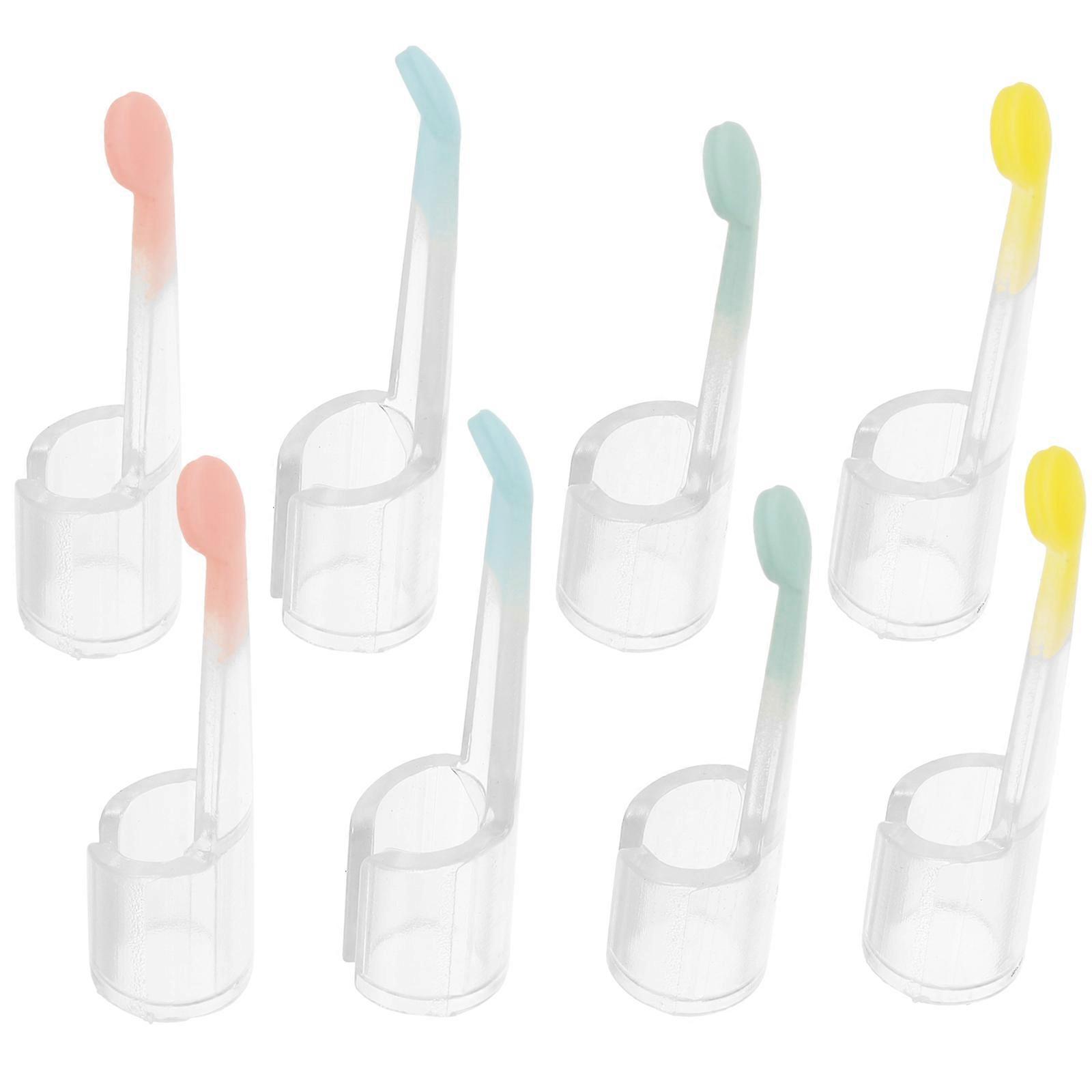 Intelligent Ear Scoops for Earwax Removal with Visible Tips Safe and Practical Assorted Color PC Silicone 8pcs