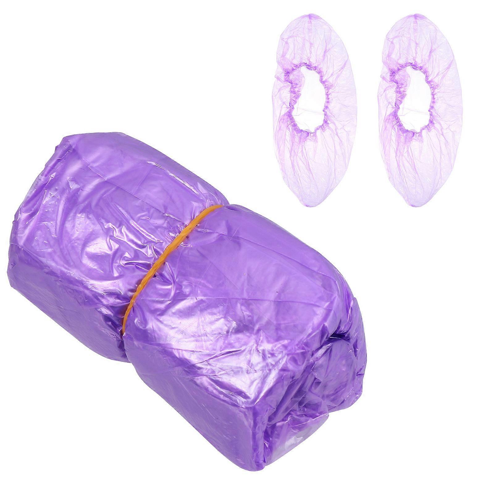 200pcs Disposable Non slip Shoe Covers for Household Use