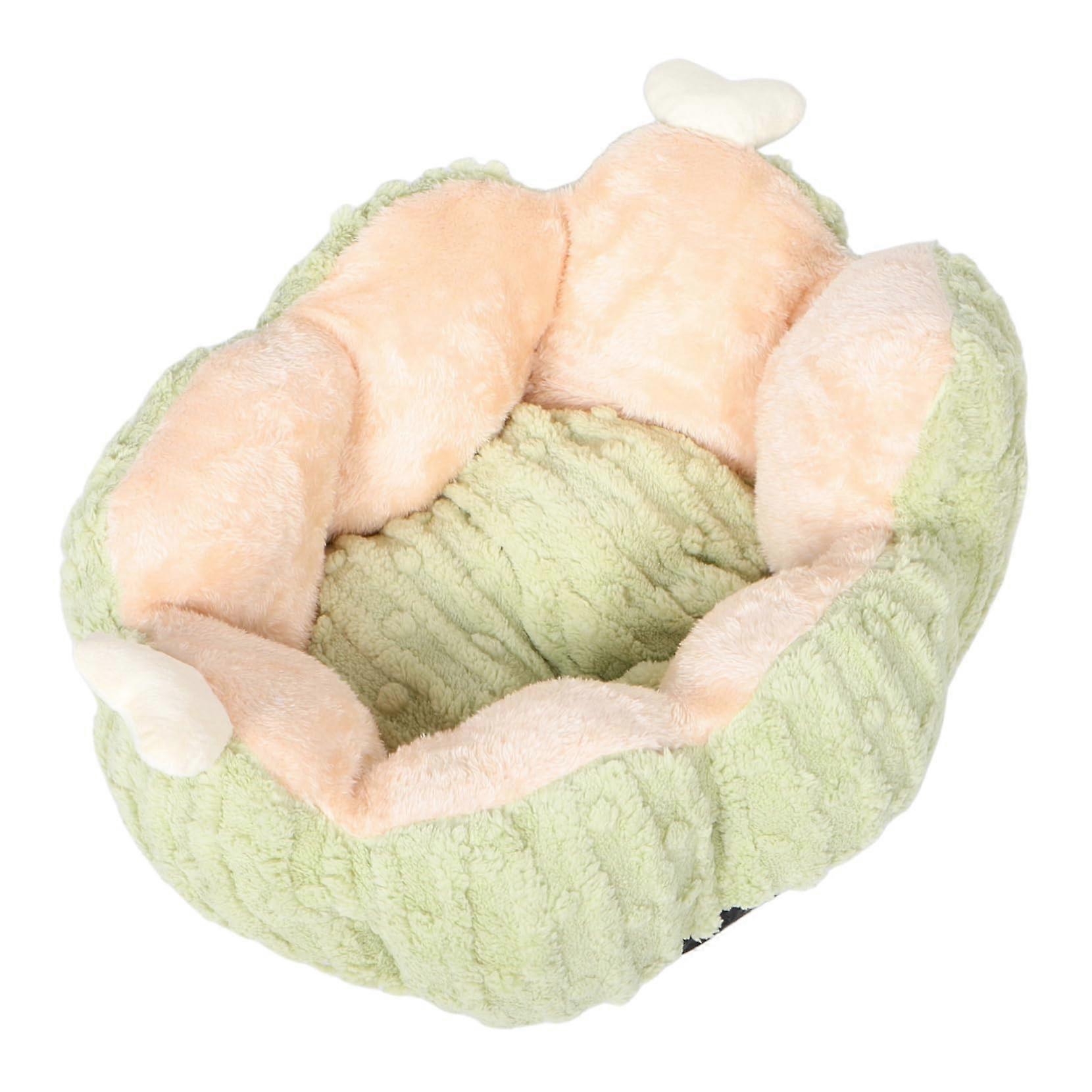 Cactus Design Cat Bed Fluffy Pet Bed for Cats and Small Dogs Warm and Cozy NonSlip Bottom Multifunctional for Cold Days