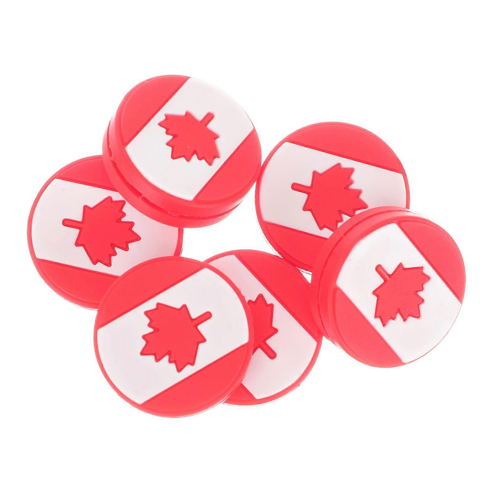 6pcs National Flag Tennis Dampeners – Vibration Absorbing for Racket Control, Comfort & Stability – Easy Install Tennis Accessories
