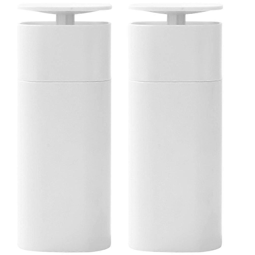 Push Down Pump Bottle Cosmetics Liquid Storage Leak Proof Pressing Pump Design Compact Minimalist Nordic Style 2Pcs